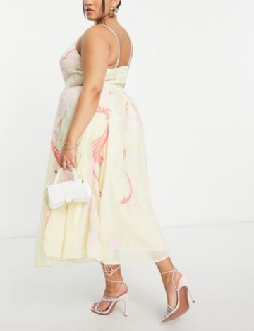 Rochie maxi ASOS, mix culori