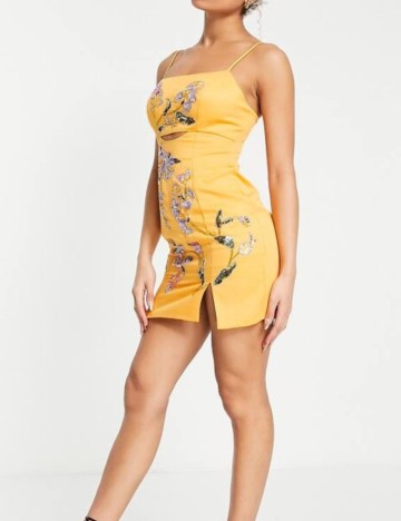 Rochie mini ASOS, portocaliu