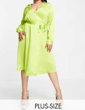 Rochie midi Missguided, verde
