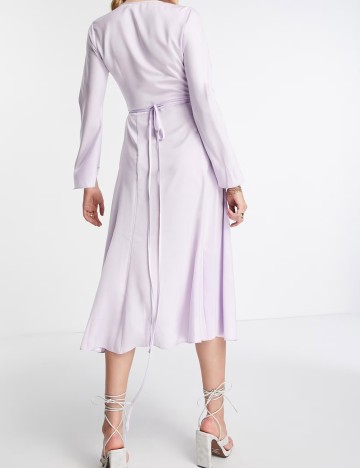 Rochie midi ASOS, mov