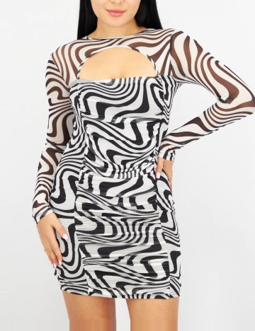 Rochie mini I SAW IT FIRST, mix culori