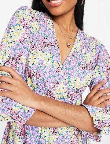 Rochie midi Influence, mix culori