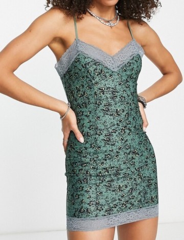 Rochie mini Free People, verde