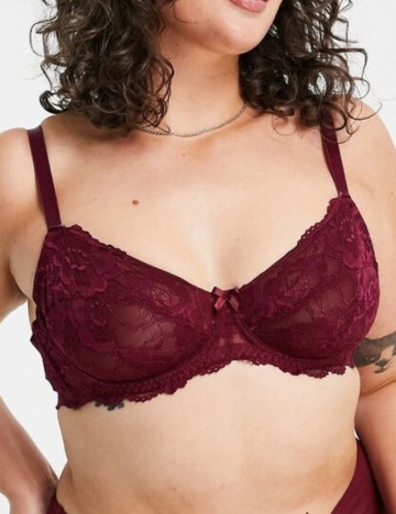 Sutien Ivory Rose Curve, vișiniu