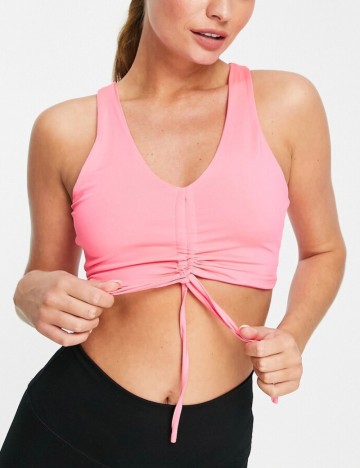 Bustieră sport Love & Other Things, roz