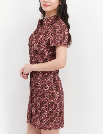 Rochie mini Wednesday S Girl, mix culori