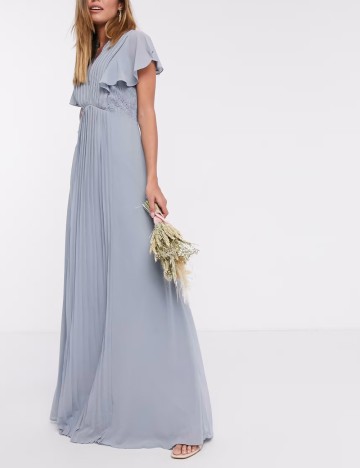Rochie maxi TFNC, turcoaz