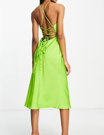 Rochie midi ASOS, verde