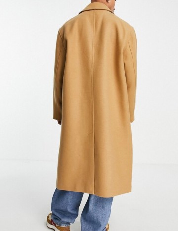 Palton De L&acirc;nă ASOS, maro