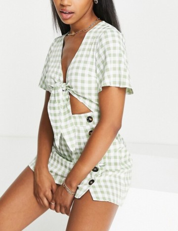 Salopetă scurtă ASOS, mix culori