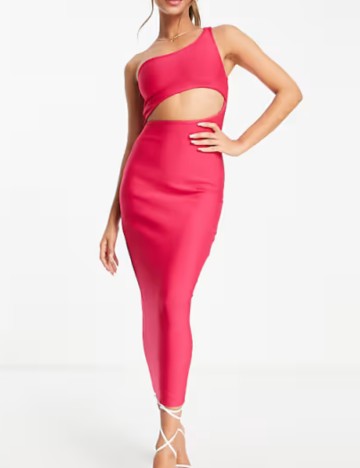 Rochie midi Band of Star, roz
