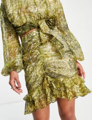 Fustă mini ASOS, mix culori