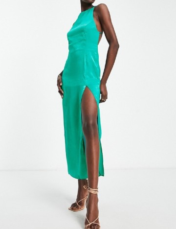 Rochie midi ASOS, turcoaz