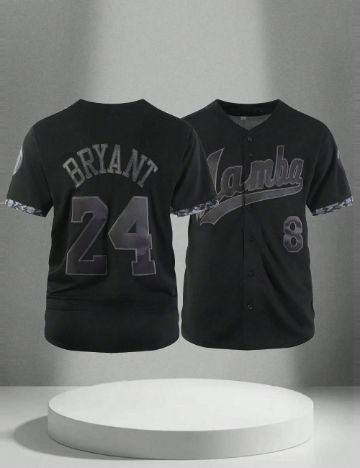 Cămașă cu m&acirc;necă scurtă Shein, negru