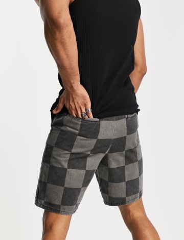 Pantaloni scurți ASOS, gri