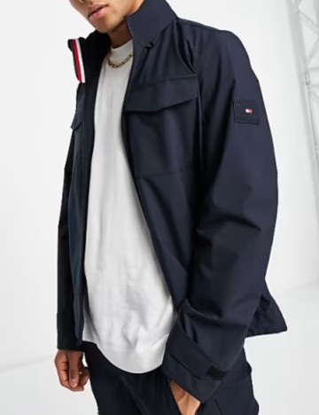 Jachetă Tommy Hilfiger, albastru