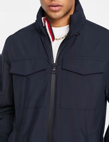 Jachetă Tommy Hilfiger, albastru