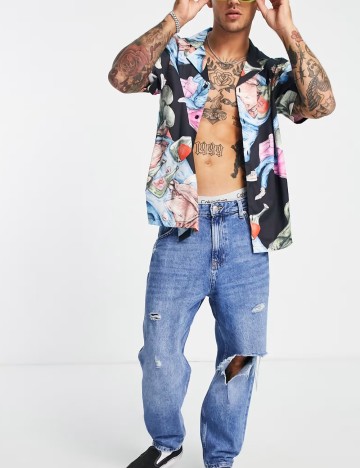 Cămașă cu m&acirc;necă scurtă DRDENIM, mix culori