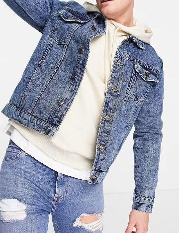 Jachetă De Blugi BRAVE SOUL, albastru