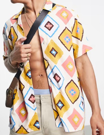 Cămașă ASOS, mix culori