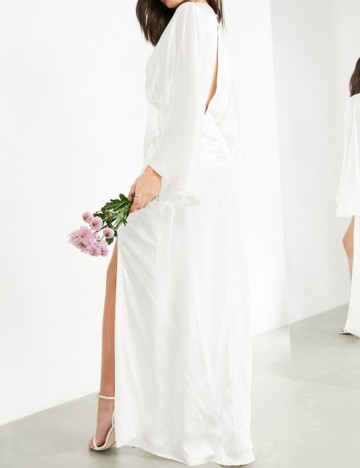 Rochie de ocazie și bridal ASOS, crem