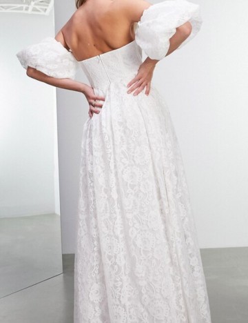 Rochie de ocazie și bridal ASOS, alb