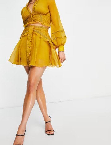 Fustă ASOS, galben
