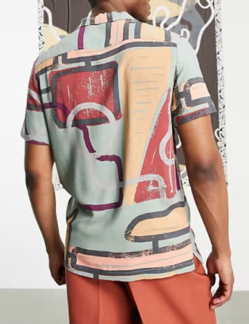 Cămașă ASOS, mix culori