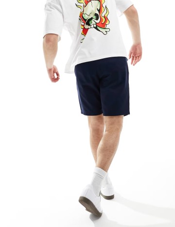 Pantaloni scurți ASOS, bleumarin