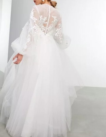 Rochie de ocazie și bridal ASOS, alb