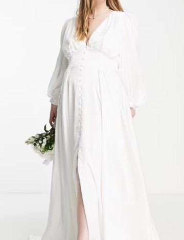 Rochie de ocazie și bridal ASOS, alb