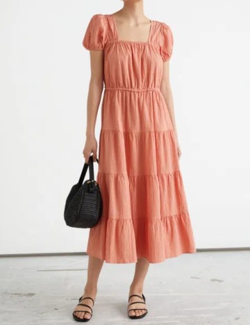 Rochie midi & Other Stories, piersică