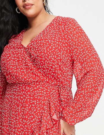 Rochie mini IN THE STYLE, roșu