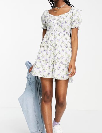 Rochie mini Influence, alb