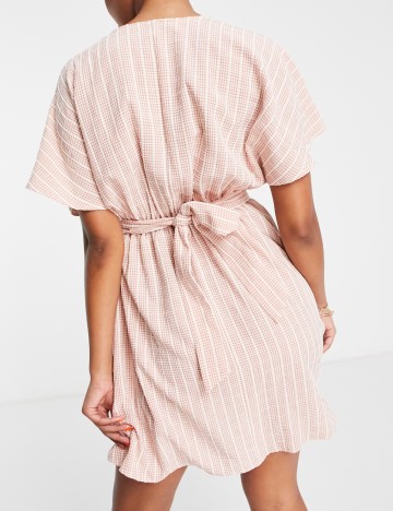 Rochie mini Flounce, mix culori