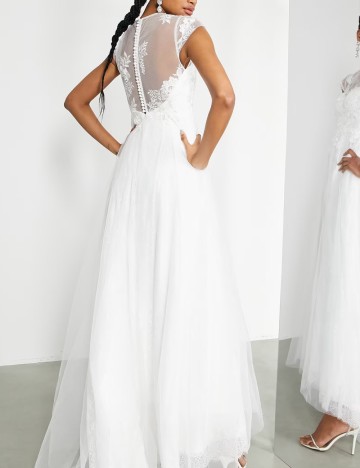 Rochie de ocazie ASOS, alb