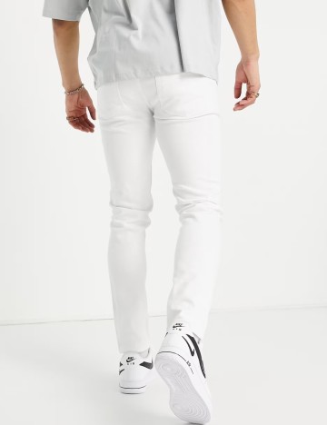 Jeans ASOS, alb