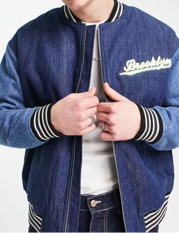 Jachetă ASOS, albastru