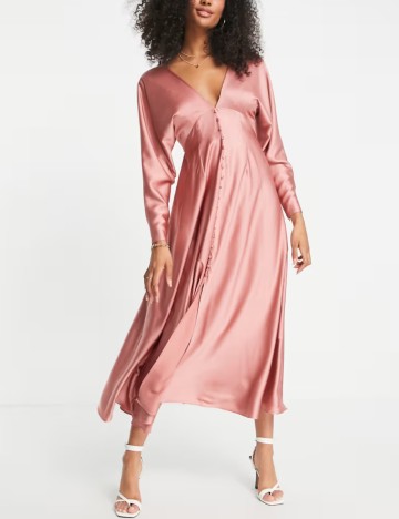 Rochie maxi ASOS, roz