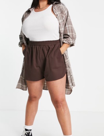 Pantaloni scurți ASOS, maro
