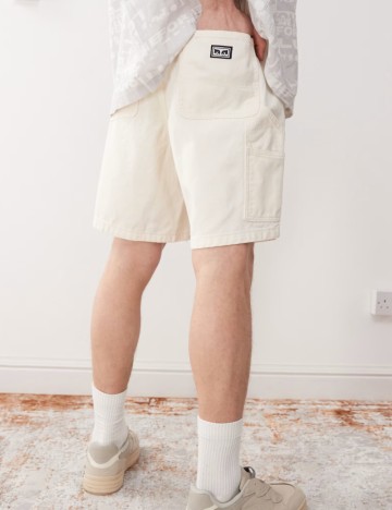 Pantaloni scurți OBEY, crem