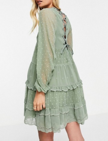 Rochie mini ASOS, kaki