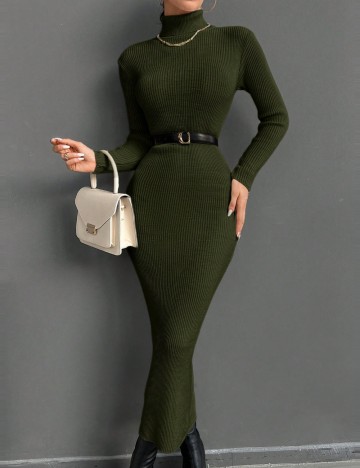 Rochie maxi Shein, verde