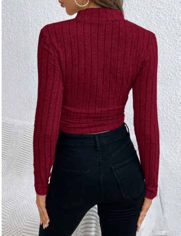 Bluză Shein, vișiniu