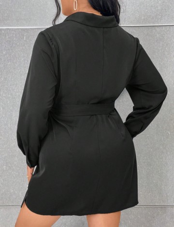 Rochie mini Shein Curve+, negru