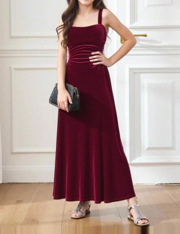 Rochie midi Shein, vișiniu