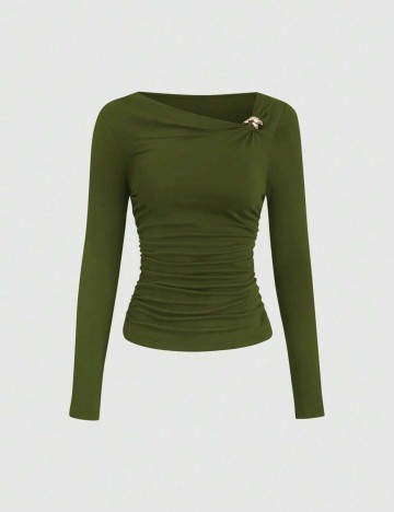 Bluză Shein, verde