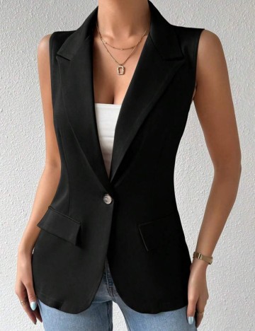 Vestă Shein, negru