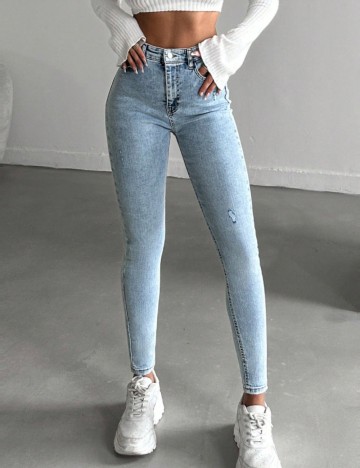 Jeans Shein, albastru