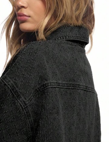 Cămașă de blugi Shein Missguided, negru